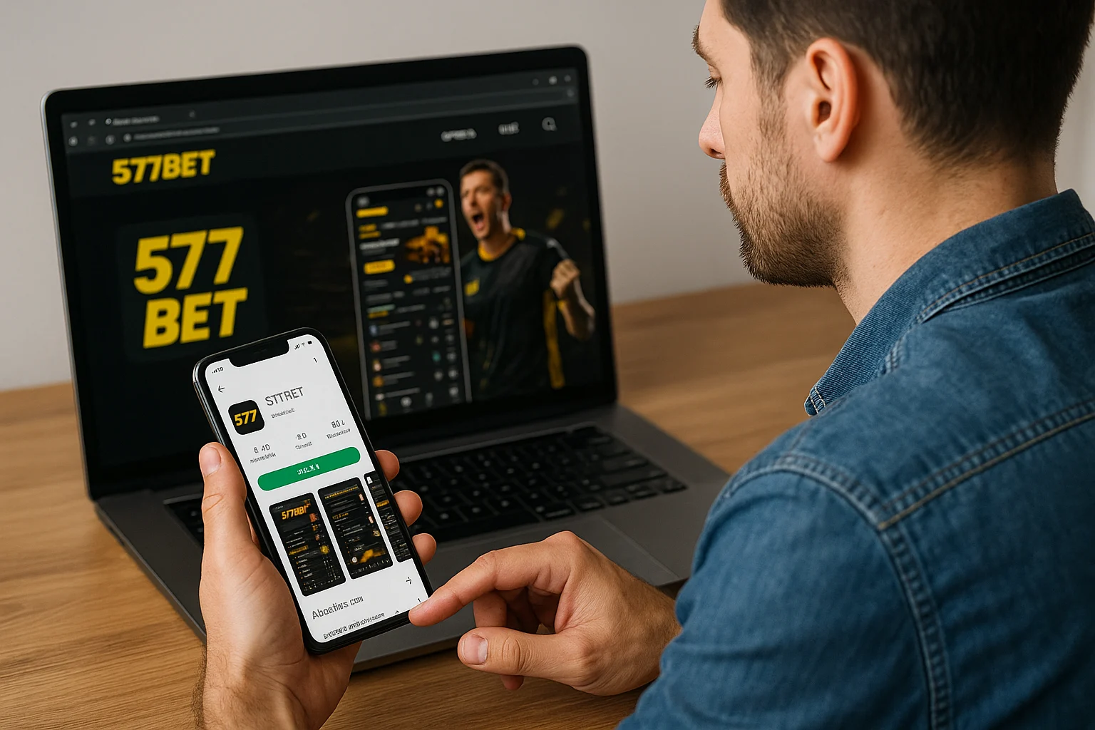 Baixar o 577BET Cassino App