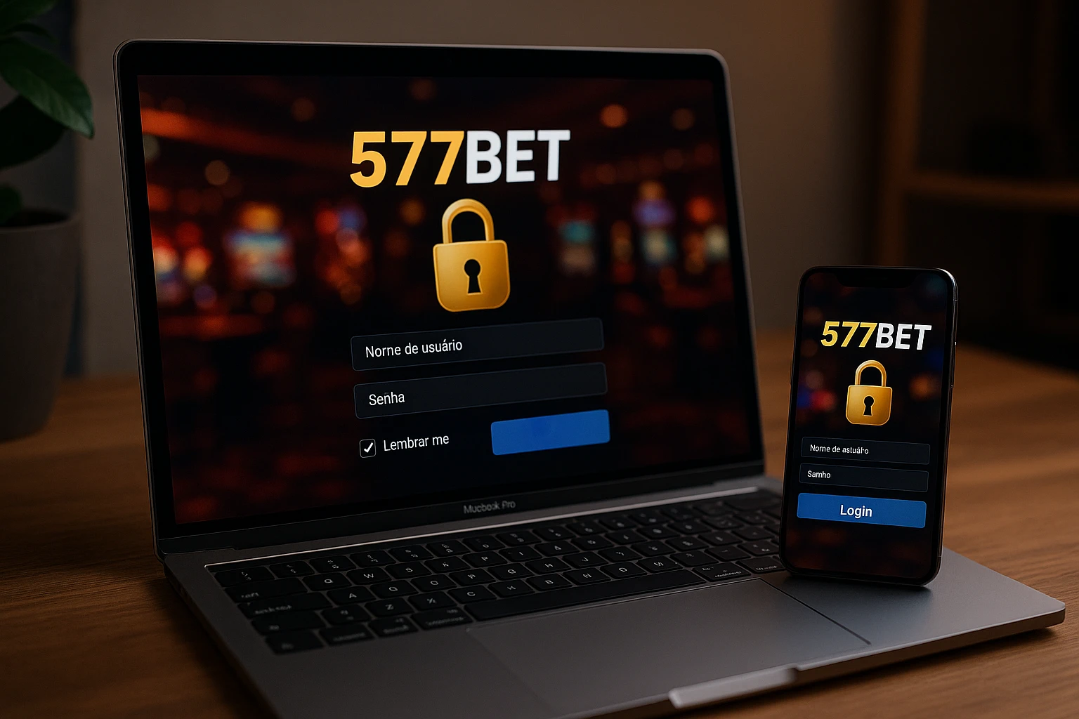 Criar uma nova Conta no plataforma 577BET